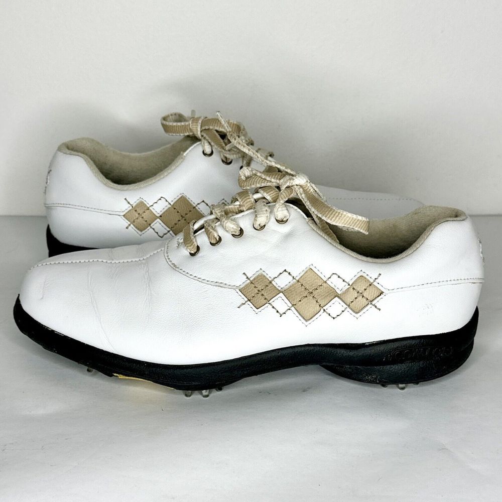 Foot-Joy Comfort Extra Comfort‎ Women's Soft Sole Golf Shoes Size 8M Diamond